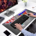 thumbnail image 2 of World Flag map Mouse Pad Extended Gaming Mouse Pad (31.5x15.7 in) Large Non-Slip Rubber Base Cute Mouse pad with Stitched Edges Full Desk Mousepad XXL, 2 of 6