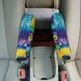 thumbnail image 4 of Yuyamidu Whilpool Tie Dye Car Seat Armrest Covers 1 Pair Car Front Seat Armrest Cover Soft Car Armrest Protective Cover Auto Armrest Accessories Replacement, 4 of 7