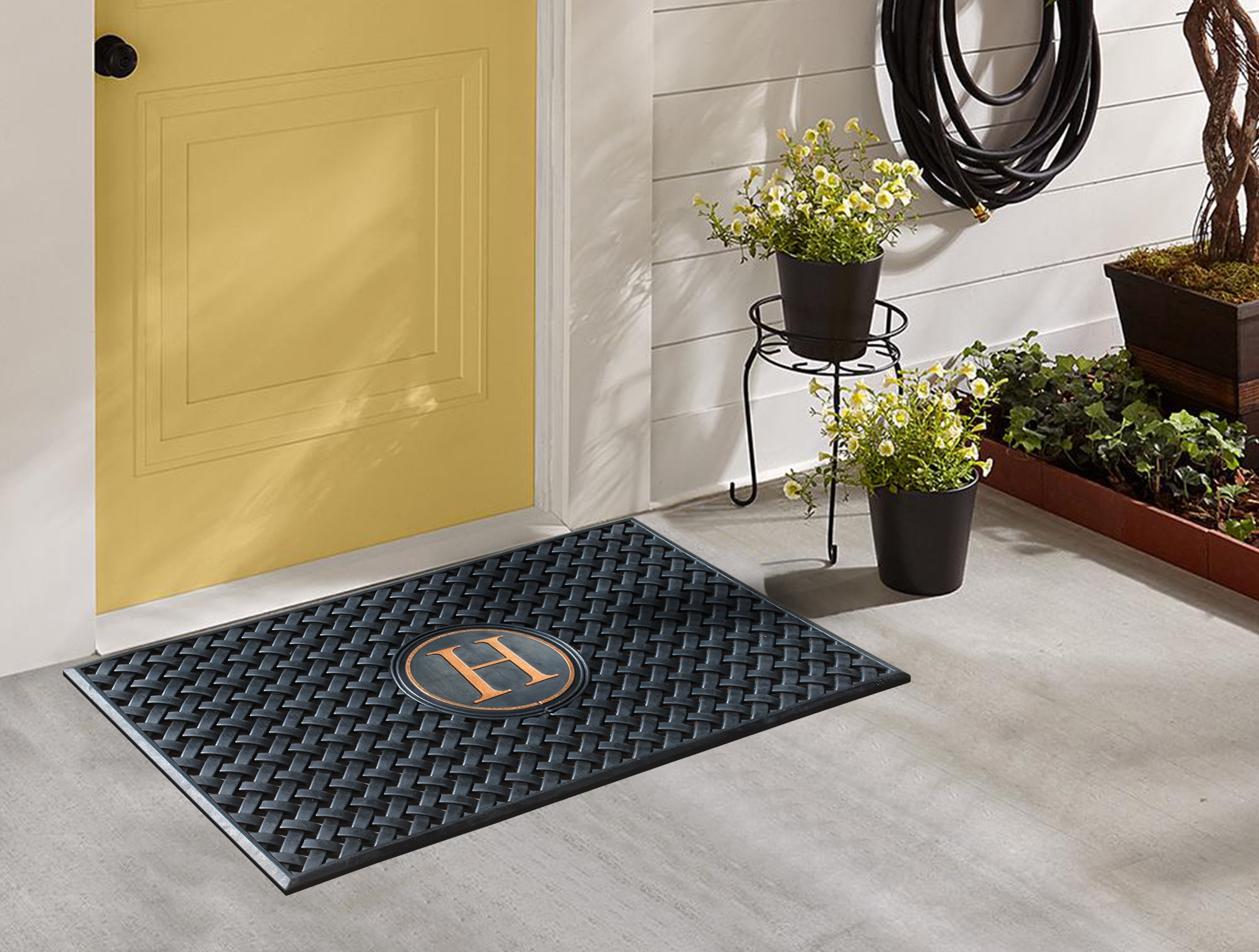 Home and More Interchangeable Rubber Welcome Mat at Von Maur