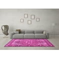 thumbnail image 3 of Ahgly Company Indoor Round Persian Pink Traditional Area Rugs, 7' Round, 3 of 4