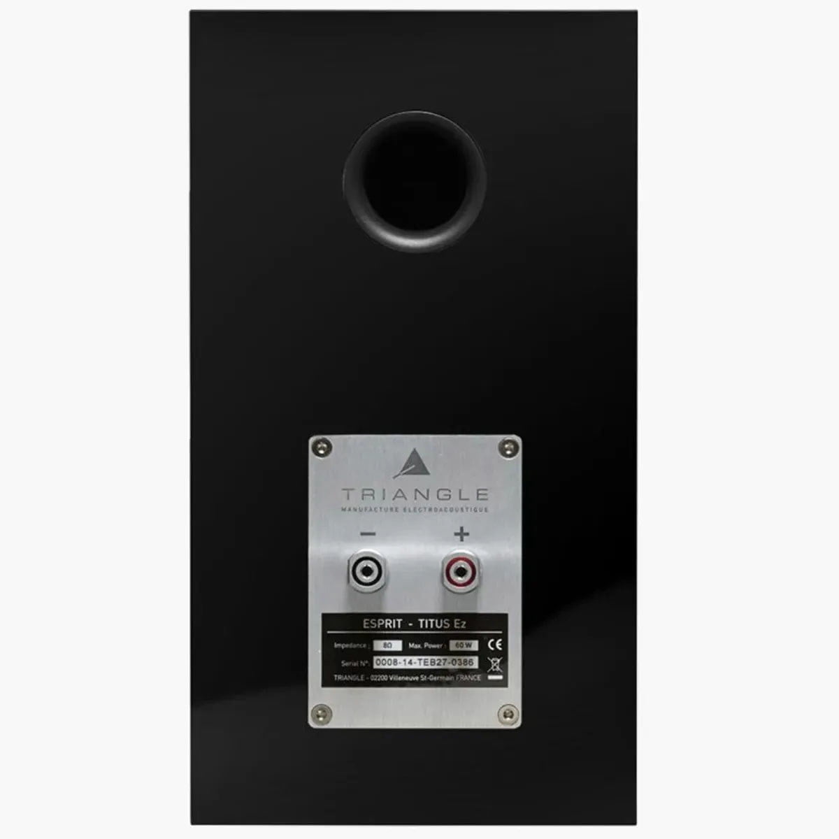 Triangle Esprit Titus Ez Hi-Fi Bookshelf Speakers, Black High Gloss, Pair