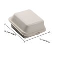 thumbnail image 2 of RUNROTOO 20Set BBQ Boxes Beige Synthetic Material Takeaway Containers for Restaurant, 2 of 8