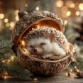 thumbnail image 6 of MezoJaoie Animal Ornaments for Christmas Tree 3D Funny Cute Holiday Decor Christmas Tree Ornaments for Indoor Outdoor Living Room Wall Door Mantel Fireplace Farmhouse Garden Yard Porch, 6 of 9