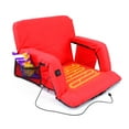 thumbnail image 2 of Xspec  Large Wide Heated Reclining Stadium Seat with Armrest, Battery NOT, 2 of 6