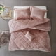 thumbnail image 1 of Juego de Funda Nórdica, Edredón Nórdico de Terciopelo, Acolchado de Diamantes, Edredón Rosa, 1 of 17