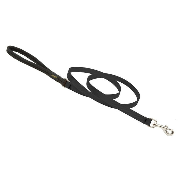 Lupine 27509 Black Nylon Dog Leash, 6'