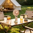thumbnail image 3 of Rechargeable Handheld Fan, Portable Desk Fan USB Powered, Mini Personal Fan with 3 Speed Adjustments, Compact Dual-Use Cooling for Home, Office, and Outdoor Use, 3 of 6