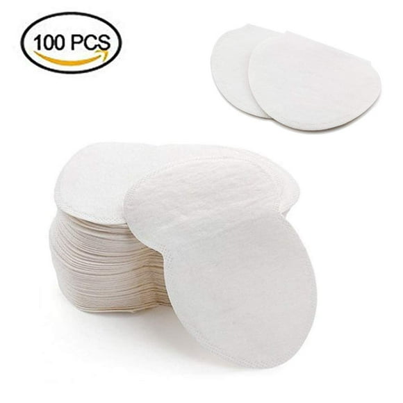 Yosoo Underarm Sweat Pads Disposable Armpit Pads 100Pcs Comfty Dress Shields Adhesive Garment Guards Sweat Free & Odor Free