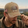 thumbnail image 2 of JULMCOMO 9/11 Memorial Patriotic Baseball Cap 25th Anniversary Never Forget American Flag Adjustable Hat 2001-2026 Baseball Cap for Women Men E, 2 of 6