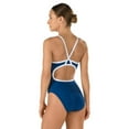 thumbnail image 2 of Speedo Women's Endurance+ Flyback Training Suit Soild One Piece Swimsuit Adult - Navy, 26, 2 of 2