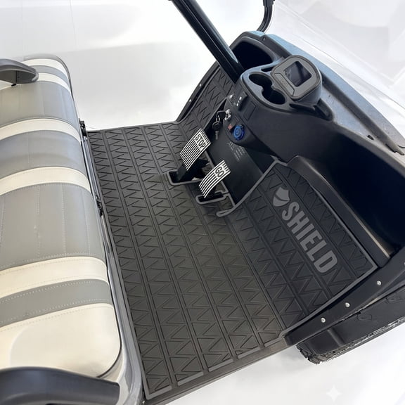 Club Clean Golf Cart Floor Mat – Fits Icon i20 & i40, Advanced EV Gen 1 – Full Coverage, 8mm Heavy-Duty Rubber Liner – Grey