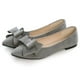 thumbnail image 4 of Zapatos planos TN TANGNEST a la moda para mujer con lazo gris, talla 39 (7.5), 4 of 7