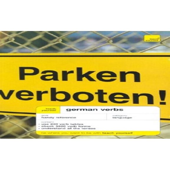 Pre-Owned Teach Yourself German Verbs Paperback
