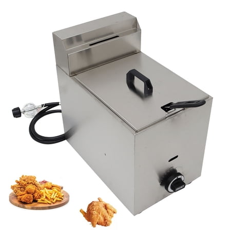 6L Deep Fryer Commercial Funnel Fryer Gas Deep Fryer Fries Fried Chicken Frying Machine