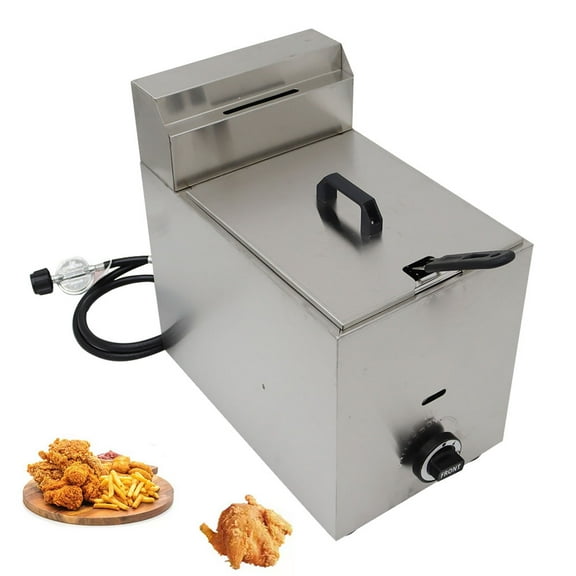 6L Deep Fryer Commercial Funnel Fryer Gas Deep Fryer Fries Fried Chicken Frying Machine