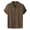 Khaki, variant on ZZHZGZ Fourth of July Linen Button down Men Men's Casual Solid Shirt Short Sleeve Turn-down Collar Shirt 4Th of July Mens White Beach Shirt Xxxl