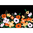 thumbnail image 2 of Floral Wallpaper Wall Mural - Colorful Abstract Bloom, 2 of 5