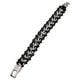 thumbnail image 3 of Pulsera trenzada de cuero para hombre, pulsera de cadena estilo punk personalizada., 3 of 6