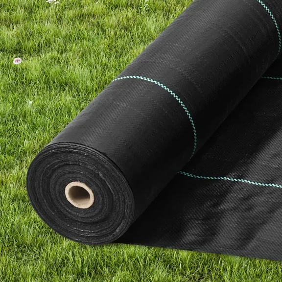 4FT x 300FT Heavy Duty 3.2OZ Woven Geotextile Fabric Weed Barrier Landscape Fabric Under Gravel High Permeability Weed Control Mat Driveway Garden Cloth