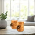 thumbnail image 2 of LumaBase Cork with Leaf Battery Operated LED Candles - Set of 2, 2 of 6