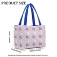 thumbnail image 7 of Pzuqiu Cute Cat Print Large Capacity Quilted Tote Bag for Women Trendy Puffer Shoulder Bag Soft Lightweight Suitable for Work Travel School Casual Daily Use, 7 of 7