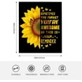 thumbnail image 5 of Sunflower Butterfly You are Awesome Throw Blanket Sunflower Gifts for Women Inspirational Gift for Women Throw Blanket Mom Grandmother Wife Sister Daughter 50"x60", 5 of 6