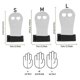 thumbnail image 3 of Kids Gymnastics Grips & Wristbands Set - Comfortable Wrist Support Gym Gloves for Training - Pink, 3 of 4