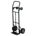 thumbnail image 3 of Safco Tuff Truck Convertible 500 lb Capacity - 8" Caster Size - x 18.5" Width x 12" Depth x 52" Height - Steel Frame - Black - 1 Each, 3 of 4
