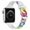 colorful, variant on LEIXIUER Silicone Strap for Apple Watch Band 44mm 40mm 45mm 41mm 42mm 38mm 44 mm Accessories Gourmette Bracelet iWatch Series 5 4 3 6 SE 7