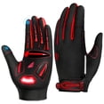 thumbnail image 1 of Guantes Protectores GlovSoccRed 1Par L Negro/Rojo MicroFibra. Xtreem Boom MXOCC-007, 1 of 1