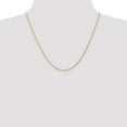 thumbnail image 5 of Auriga Fine Jewelry 14K Rose Gold 0.8mm Rope Chain Necklace 24inch for Women, 5 of 6