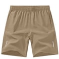 thumbnail image 7 of Hurxie Men's 5" Running Shorts Quick Dry Athletic Workout Gym Shorts with Pockets Khaki,2XL, 7 of 7