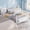 Metal Frame-White, variant on Mirightone Twin Bed with Rail, Solid Pine Wood Twin Bed Frame, Daybed with 3-Sided Guardrail & Detachable Side Rail(Natural)
