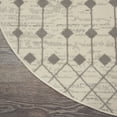thumbnail image 4 of Nourison Grafix Moroccan Ivory/Grey 5'3" x ROUND Area Rug, (5 Round), 4 of 8