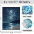 thumbnail image 3 of Diamond Art Kit for Adults, Modern Beach Night Print No.38 Diamond Painting for Adults Beginners, 5D DIY Diamond Art Painting Kits, Colorful Diamond Painting Craft for Home Decor 12x16, 3 of 7