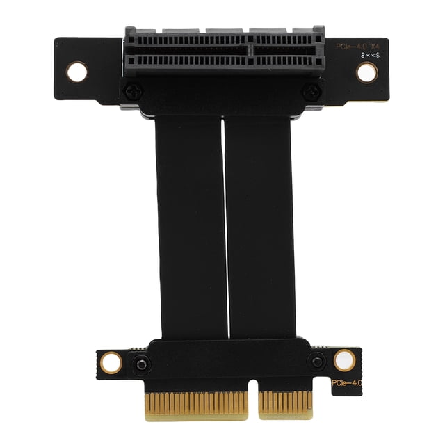 Graphics Card Extension Cable, PCIE 4.0 X4 Riser Cable with 8GB s Data Transfer Rate and 90 Degree Connector, for M.2 WiFi USB Sound Card SSD GPU