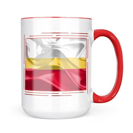 

Neonblond Lesser Poland (Malopolskie) 3D Flag region: Poland Mug gift for Coffee Tea lovers