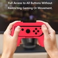 thumbnail image 2 of 2 Pcs Game Joycon-compatible Handle Grip Gaming Console Stand Controller Holder for Nintendo Switch Dual Double Players Game(White), 2 of 8