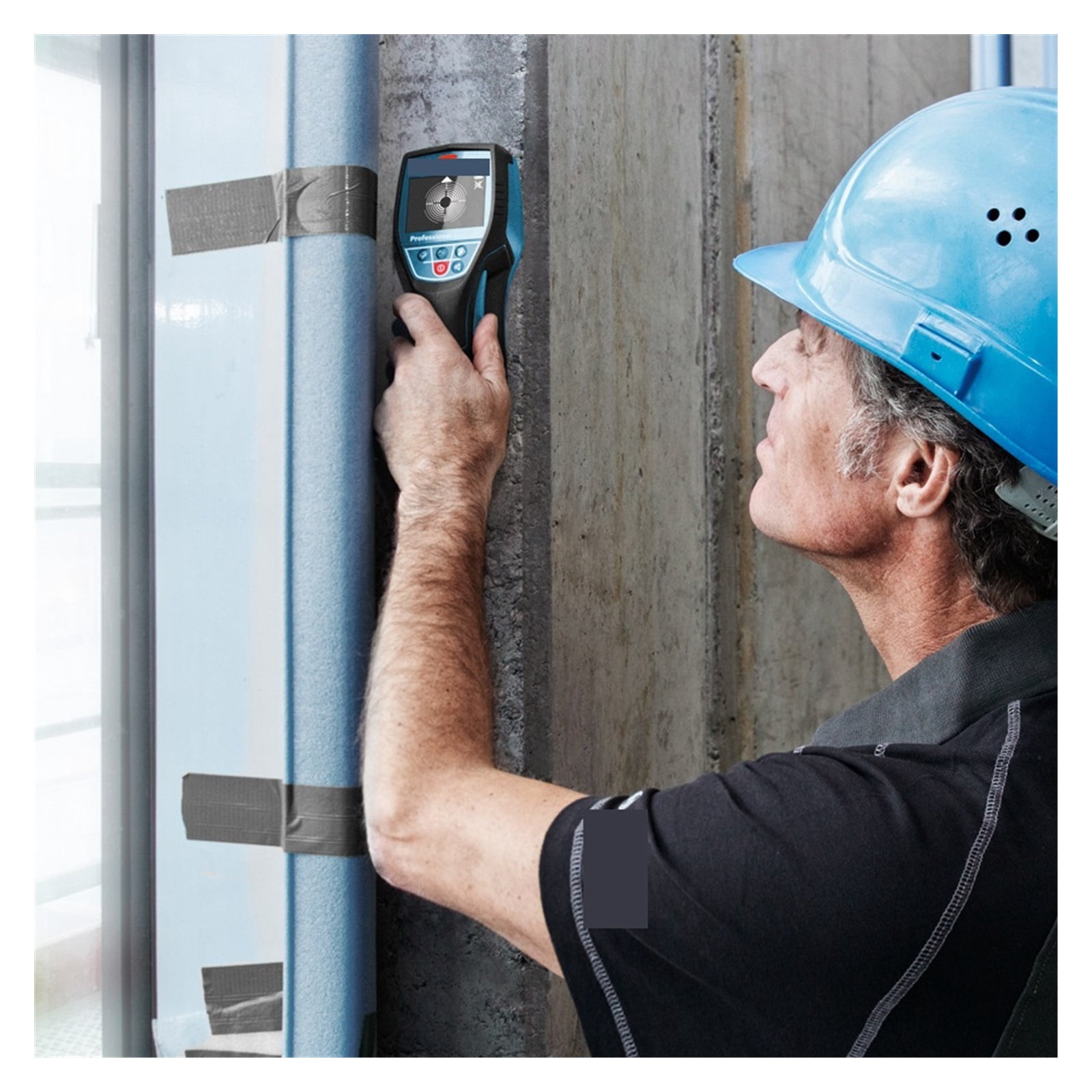 Professional Metal Detector Detector Detects Metal/Cable/Wood/Water Pipe/Wire High-precision Wall Detector ,Portable