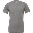thumbnail image 1 of T-Shirt à Manches Courtes Uni à Col Rond pour Hommes en Toile Triblend, 1 of 2