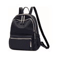 thumbnail image 1 of Mochila De Moda Impermeable Cierre Antirrobo Negra, 1 of 5