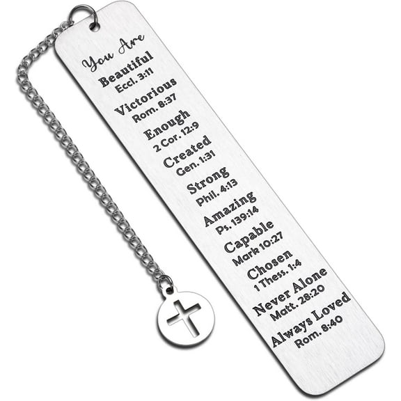 Religious Fathers Day Gift for Church Bulk,Christian Bible Verse Bookmarks,Scripture Faith Based Gifts for Women,First Communion Catholic Confirmation Easter Christmas Gifts