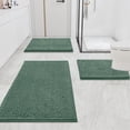 thumbnail image 2 of Tapete para Baño Alfombra Antideslizante, Tapete para Piso Lavable a Máquina con Microfibras Suaves Absorbentes de Agua, Baño de Felpa Gruesa, Superabsorbente, 2 of 4