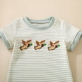 thumbnail image 4 of Mnyotv Baby Boys Summer Clothes Breathable Short Sleeve Bodysuits Cute Outfits for Infants Size 12-18 Months, 4 of 4