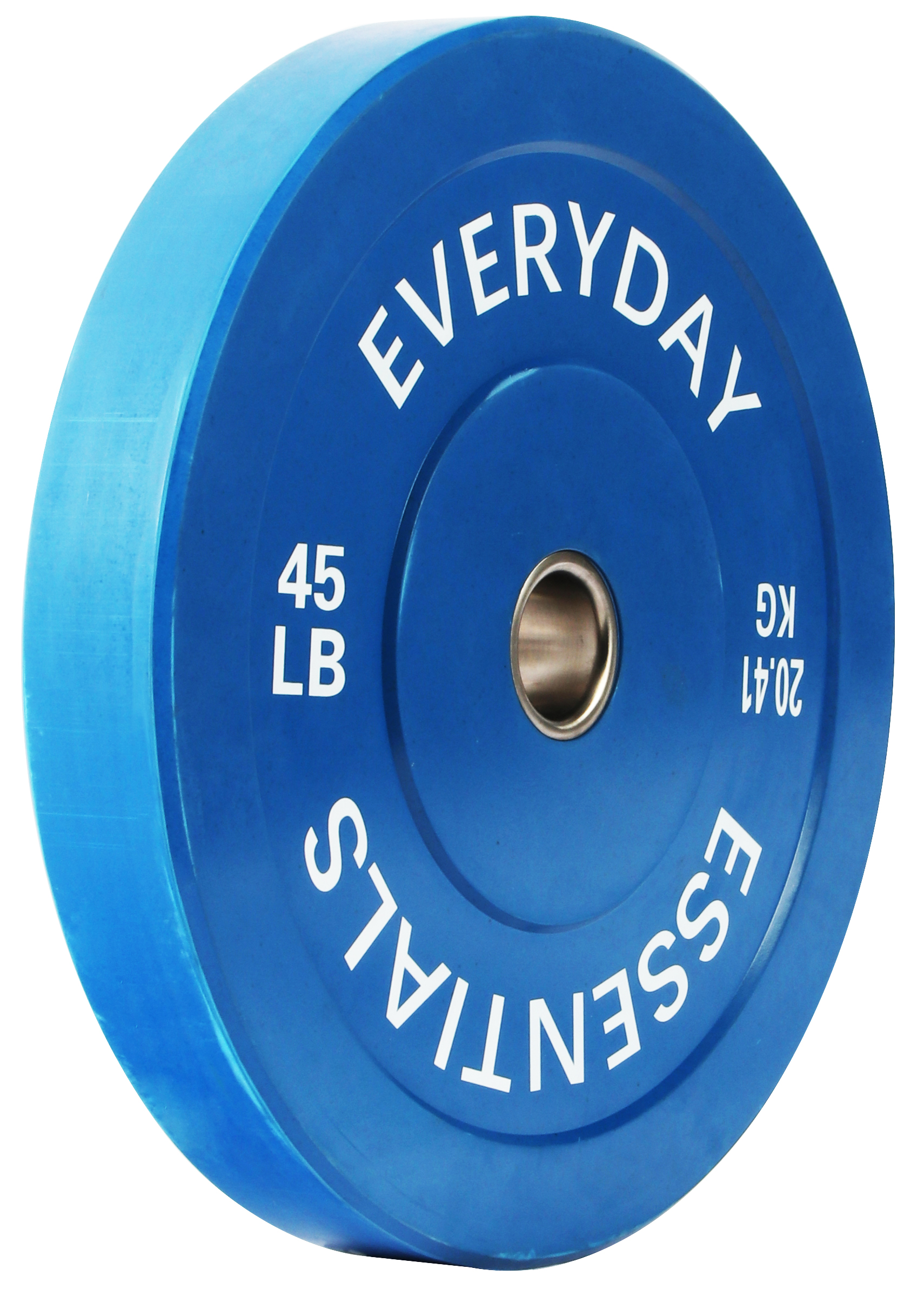 BalanceFrom Olympic Bumper Plate Weight Plate with Steel Hub, Color Coded, 45 lbs Single - image 2 of 4