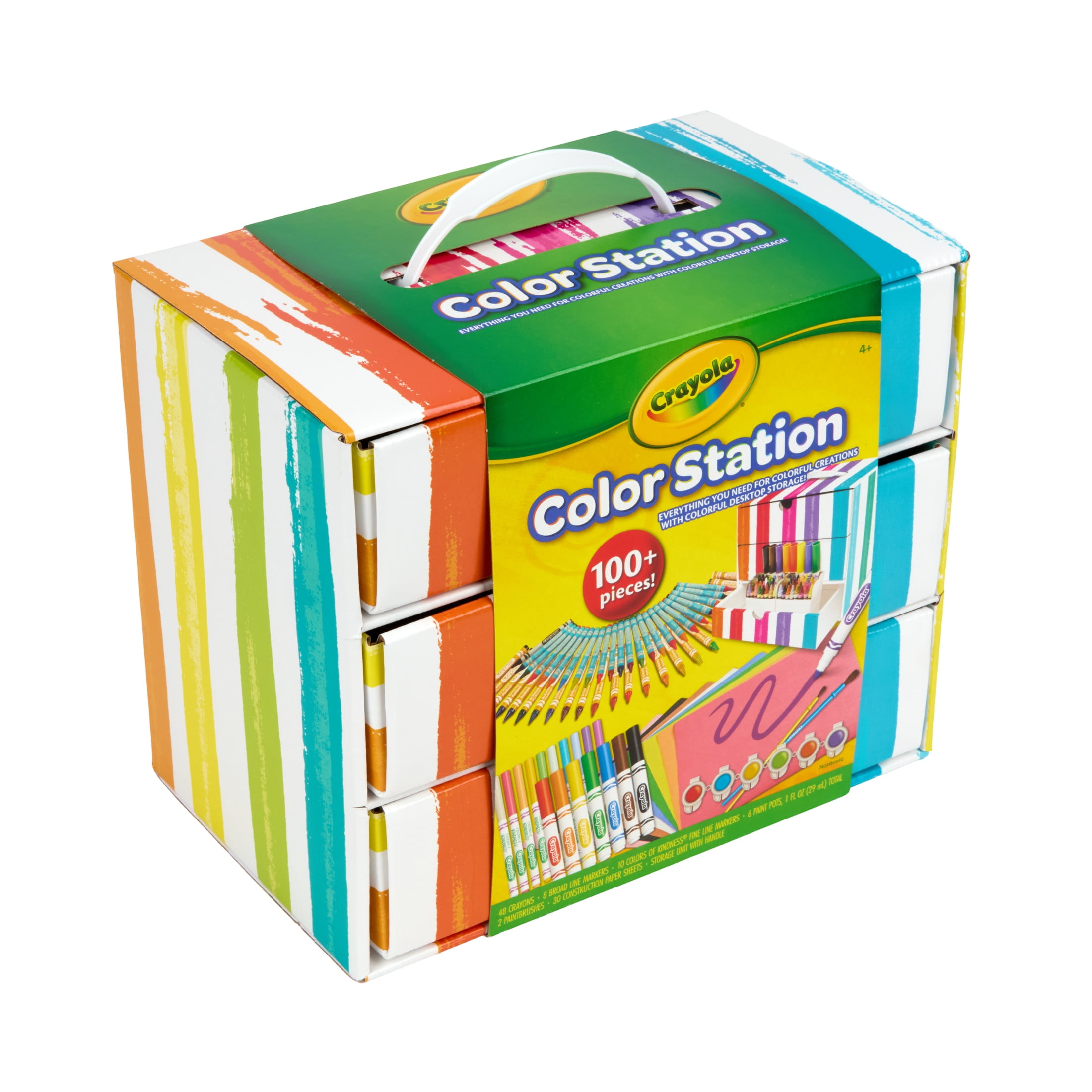 Crayola Color Station, Desktop Art Supplies Organization, Room Decor, Arts and Crafts, Classroom Supplies, Gift for Kids, Ages 5, 6, 7, 8, 9