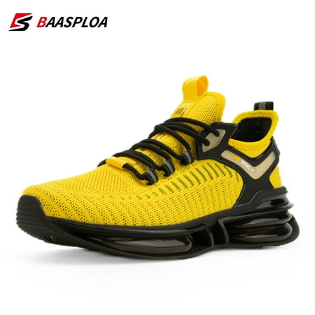 

Baasploa Men s New Lightweight Breathable Casual Comfortable Sneakers With Mesh