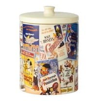 Classic Disney Movie Poster Collage Ceramic Kitchen Cookie Jar 9.25 inch