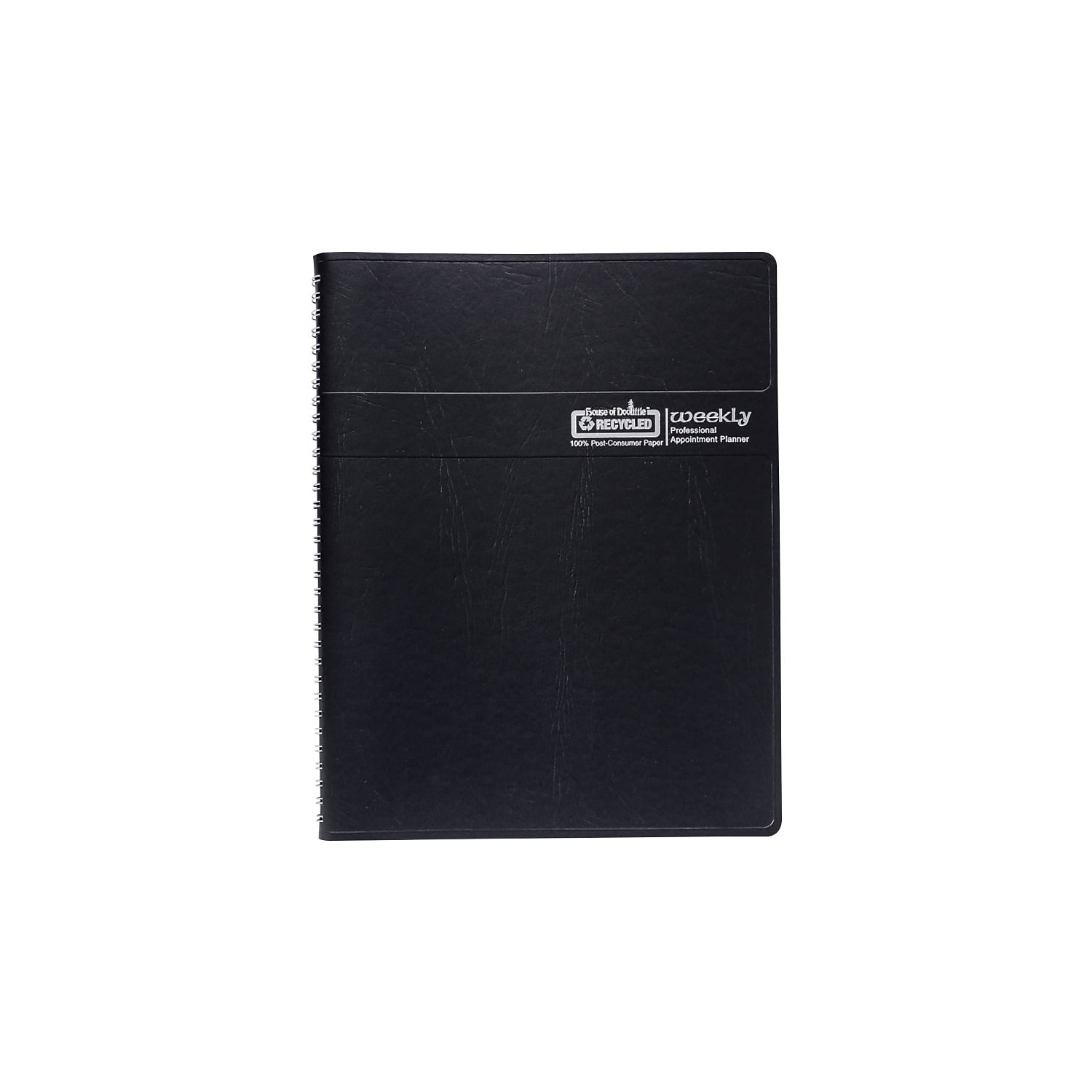 2023 House of Doolittle 8.5'' x 11'' Weekly Appointment Planner Black (27202-23)