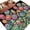 Green, variant on Boho Tulip Flower Area Rugs 6'x9', Washable Small Throw Rugs for Kitchen Dining room, Spring Watercolor Abstract Floral Plant Indoor Outdoor Rug Non-Slip Low Pile Carpet Runner Reversible Floor Mats